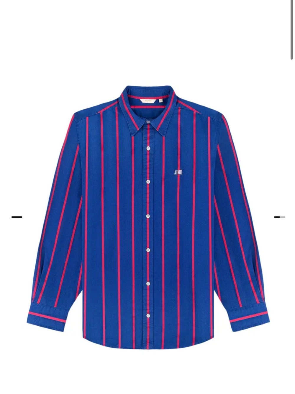 Aime Leon Dore Striped Leon Overshirt ‘Blue Stripe’